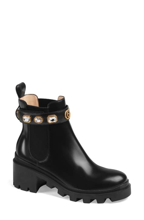 gucci boots with jewels dupe|gucci trip bootie with jewels.